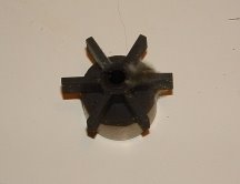 Dirty pump impeller