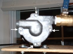 Pump screw locations