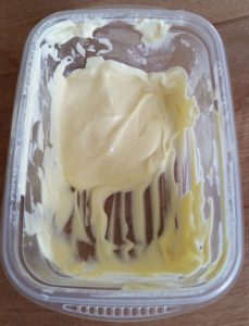 One third of the batch of mayonnaise